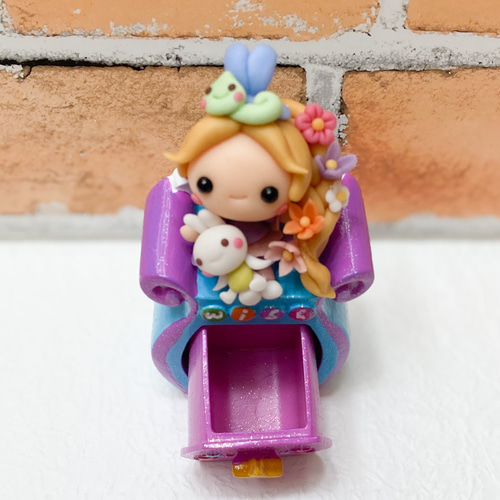 受注制作 ✩プリンセス(変更可能)ミニチェスト ラプンツェル