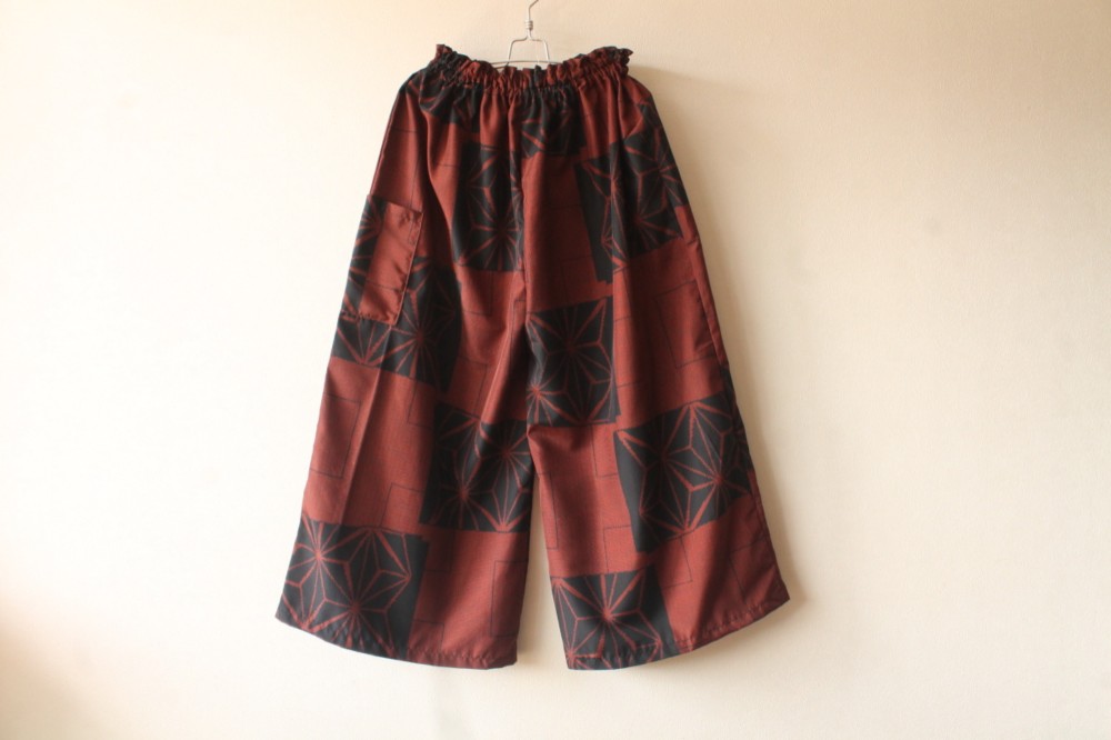 ☆大島紬着物ガウチョパンツ☆/31kg30