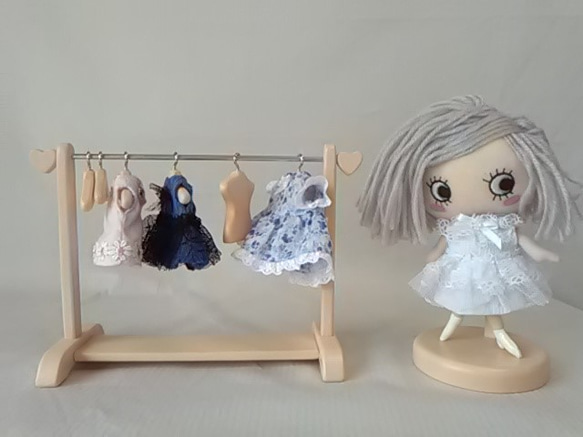 ぬいぐるみ ハッピードール用ハンガーラックBセット ぬいぐるみ