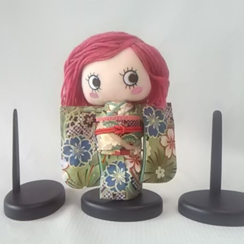 ぬいぐるみ ハッピードール着物用自立スタンド2個セット① ぬいぐるみ
