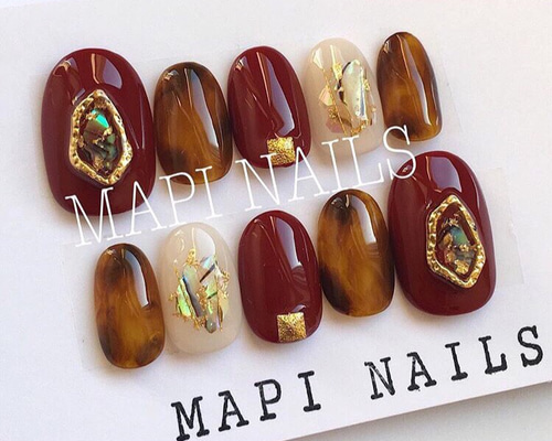 ネイルチップ オーダーネイル ネイルチップオーダー フルオーダーネイル べっ甲 ネイルチップ サイズオーダー オーダーメイドつけ爪 チップ