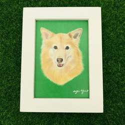 EYE•YU手繪系列//[范先生訂單］客製手繪寵物木框畫 第2張的照片