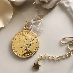 14kgf  ◆ coin Necklace◆ 2枚目の画像