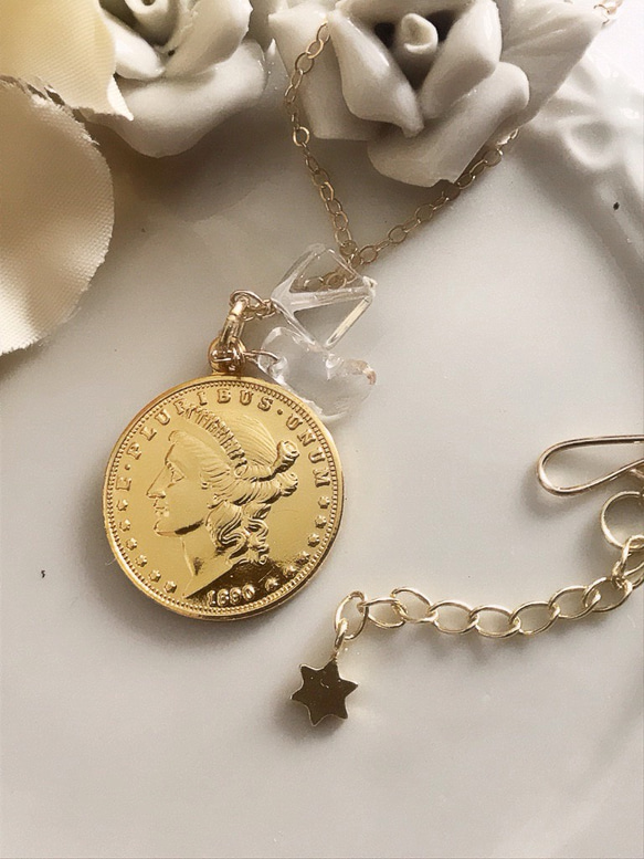 14kgf  ◆ coin Necklace◆ 2枚目の画像