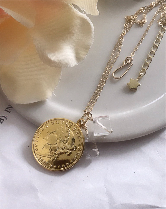 14kgf  ◆ coin Necklace◆ 3枚目の画像