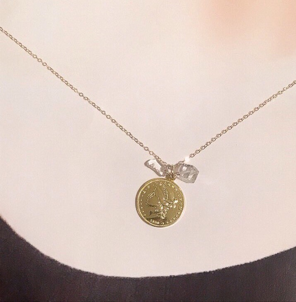 14kgf  ◆ coin Necklace◆ 7枚目の画像