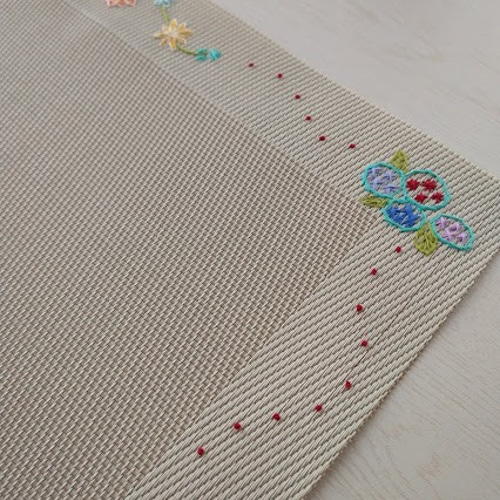9/7(水)ランチョンマット刺繍 | ブルーフォレスト BLUE FOREST