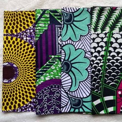 ハギレセット＊4枚組  生地  アフリカ布 アフリカン 小物作り ハンドメイド 手作り 手芸用品 布 80201 6枚目の画像