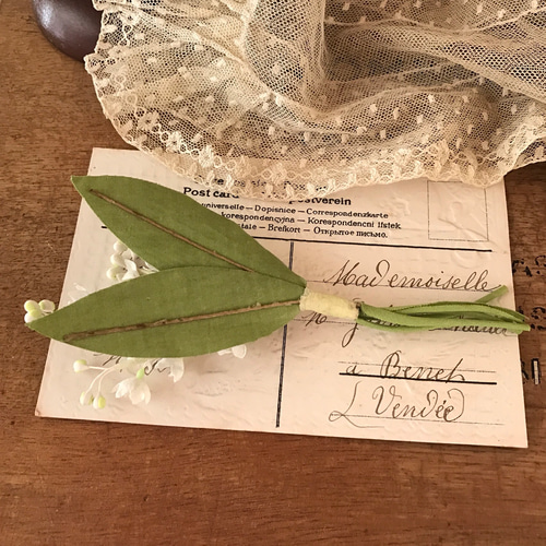 フランスの古い布花すずらんブーケ その他素材 petiteboite 通販 