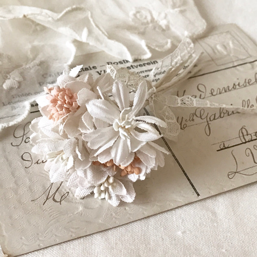 フランスアンティーク 布花 ブーケ フランスアンティーク 布花ブーケ