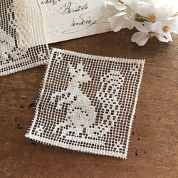 専用Dフランスアンティーク*モチーフレース*アンティークレース*手刺繍*モチーフ フランスアンティーク 手刺繍レース アンティークレース