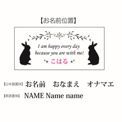 【再販】うさぎさんの　“おひげケース”・送料無料 5枚目の画像