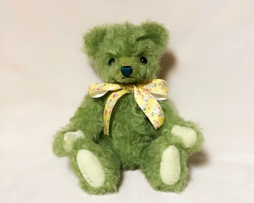 テディベアの若葉 ぬいぐるみ P-kan ＊ teddy 通販 8603167｜Creema