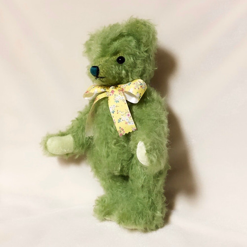 テディベアの若葉 ぬいぐるみ P-kan ＊ teddy 通販 8603167｜Creema