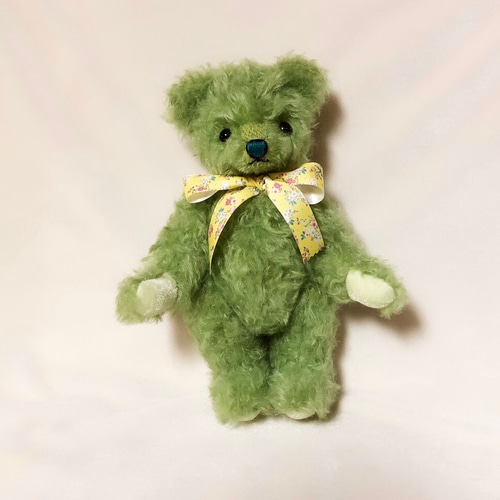 テディベアの若葉 ぬいぐるみ P-kan ＊ teddy 通販 8603167｜Creema