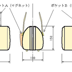 Hi様ご注文のフルートケースカバー（ワインレッド） 9枚目の画像