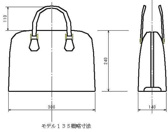 Cm様ご注文のブガッティ型バッグ（こげ茶色、アンティーク金具） 6枚目の画像