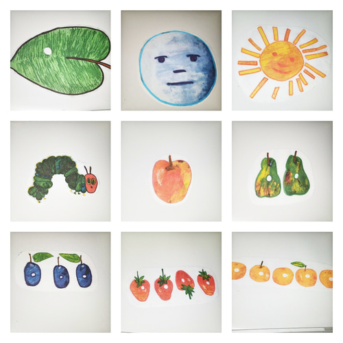 パネルシアター はらぺこ青虫、パパお月さまとって! 🌙お月見