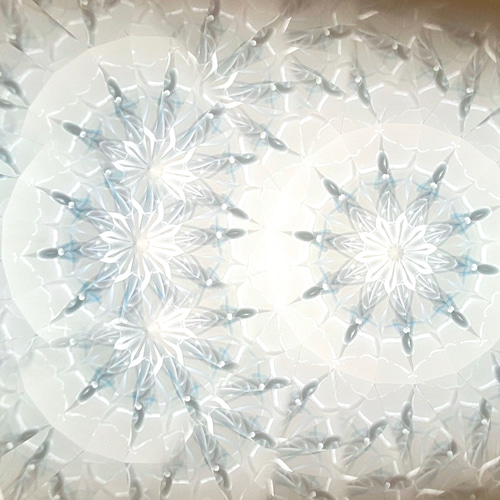 作家作品　万華鏡 水色 作家作品 万華鏡 水色 ガラス