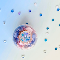 万華鏡 「雨上がりの紫陽花 」/ プリザーブドフラワー 枯れないお花 2枚目の画像