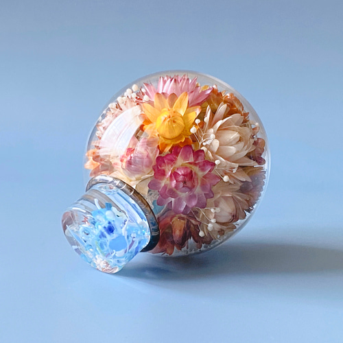 紫陽花の万華鏡 グラスニーク ガラスポット 【