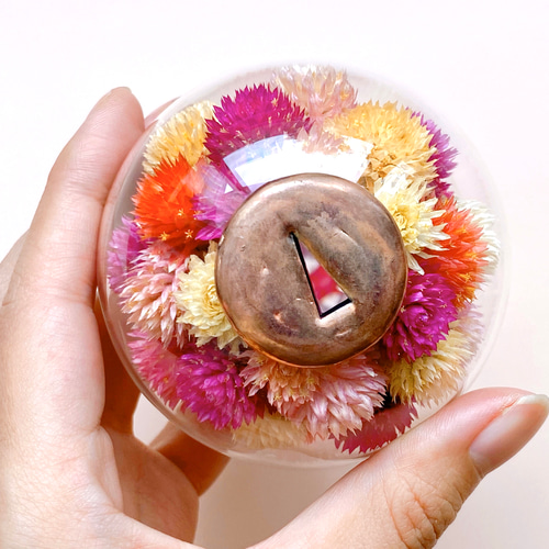 万華鏡『フラワーポッド』ドライフラワー千日紅 花 /red 赤 その他