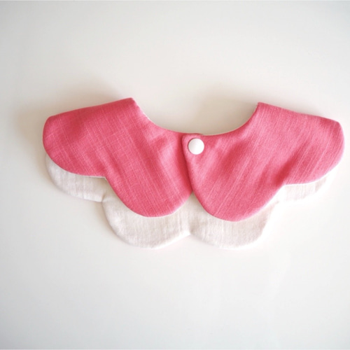 花びらスタイ チェリーレッド スタイ・よだれかけ hanayumeco 通販