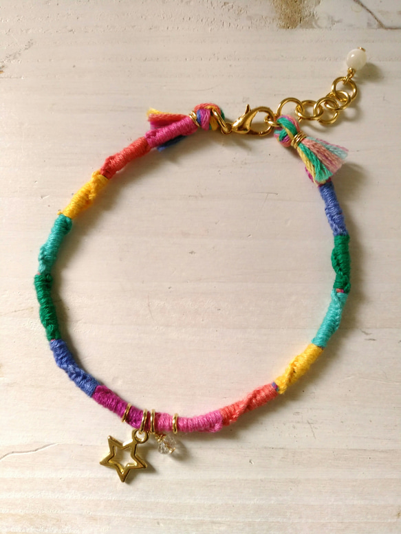 <再販>MICANGA ANKLET Rainbow 2枚目の画像