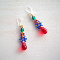 Candy drop pierced earrings (樹脂ピアス) 1枚目の画像