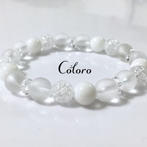 ☆雪の華☆ホワイトオニキス・フロストクォーツ・クラック