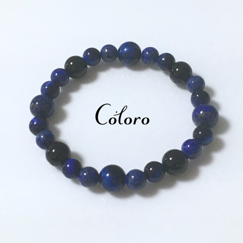 ☆ラピスラズリ・ブルータイガーアイ・モリオン（黒水晶