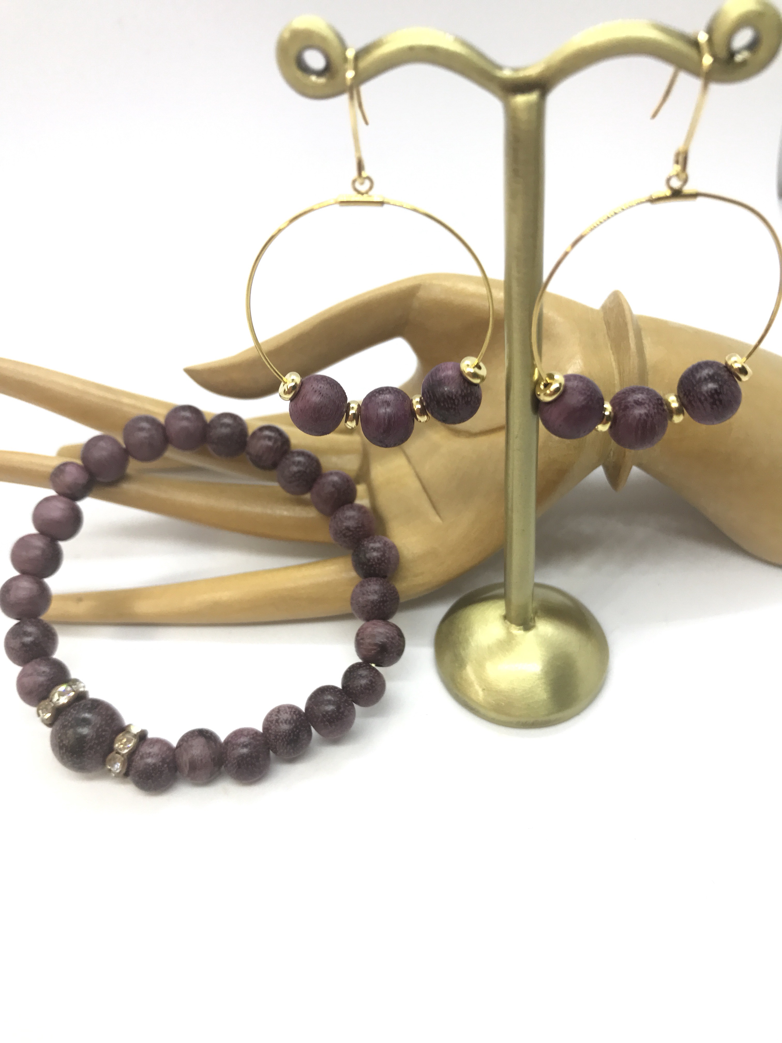 波動ブレスレット、波動ピアスセット