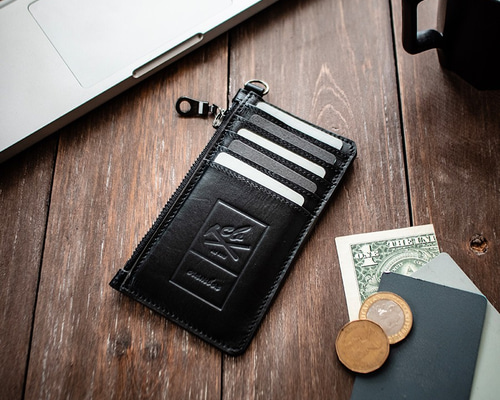 財布・ケース・小物入れ Stratum V6M Velvet Dicodes FOLD WALLET WITH STUDS｜J&M DAVIDSON｜ジェイアンドエム
