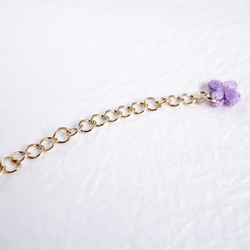 紫陽花のネックレス[SI-21-009] 3枚目の画像