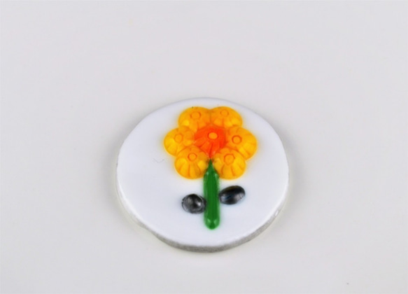 ミルフィオリの小さなお花　カボション 5枚目の画像
