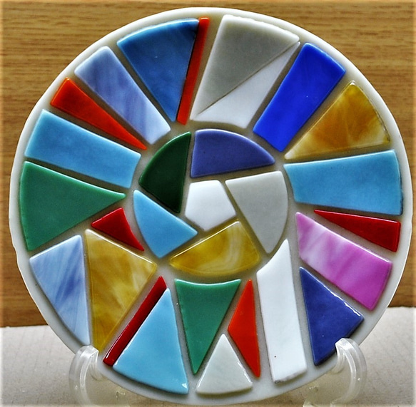 幾何学模様の飾り皿 2枚目の画像