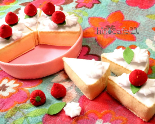 苺のホールケーキを作ろう！ おもちゃ・人形 hino cafe
