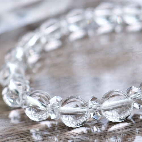 ☆ニルヴァーナクォーツ：涅槃（ねはん）： アイスクォーツ：8ミリ