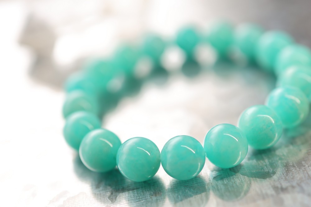 ☆希望の石：ホープストーン☆…☆アマゾナイト：10.5ミリ☆…☆天然石