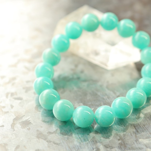 ☆希望の石：ホープストーン☆…☆アマゾナイト：10.5ミリ☆…☆天然石