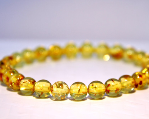 花琥珀のブレスレット Amazon | 【石流通センター】 【ブレスレット】 花琥珀