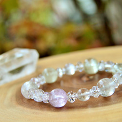 【宝石質/最強品質】カット☆天然水晶＊約17cm＊　天然石ブレスレット 0_dfa8b0fb0f63a7de2c20cedf48fc