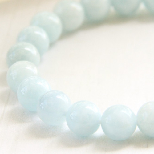 ☆「海の精の宝石」☆…☆アクアマリン10.2㎜☆…☆天然石ブレスレット