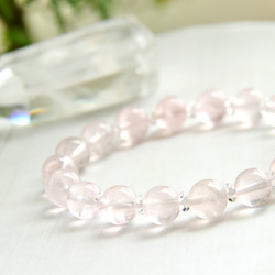 ☆スーパープレミアムブレス☆…☆ピンクレムリアンクォーツ8.5ミリ