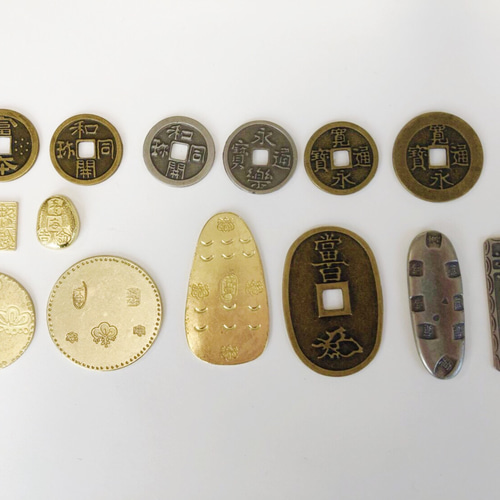 古銭 12種セット レプリカ 甲州金 永楽通宝 寛永通宝 など