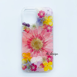 可愛い ♡ 押し花 iphoneケース スマホケース 押し花ケース プレゼント