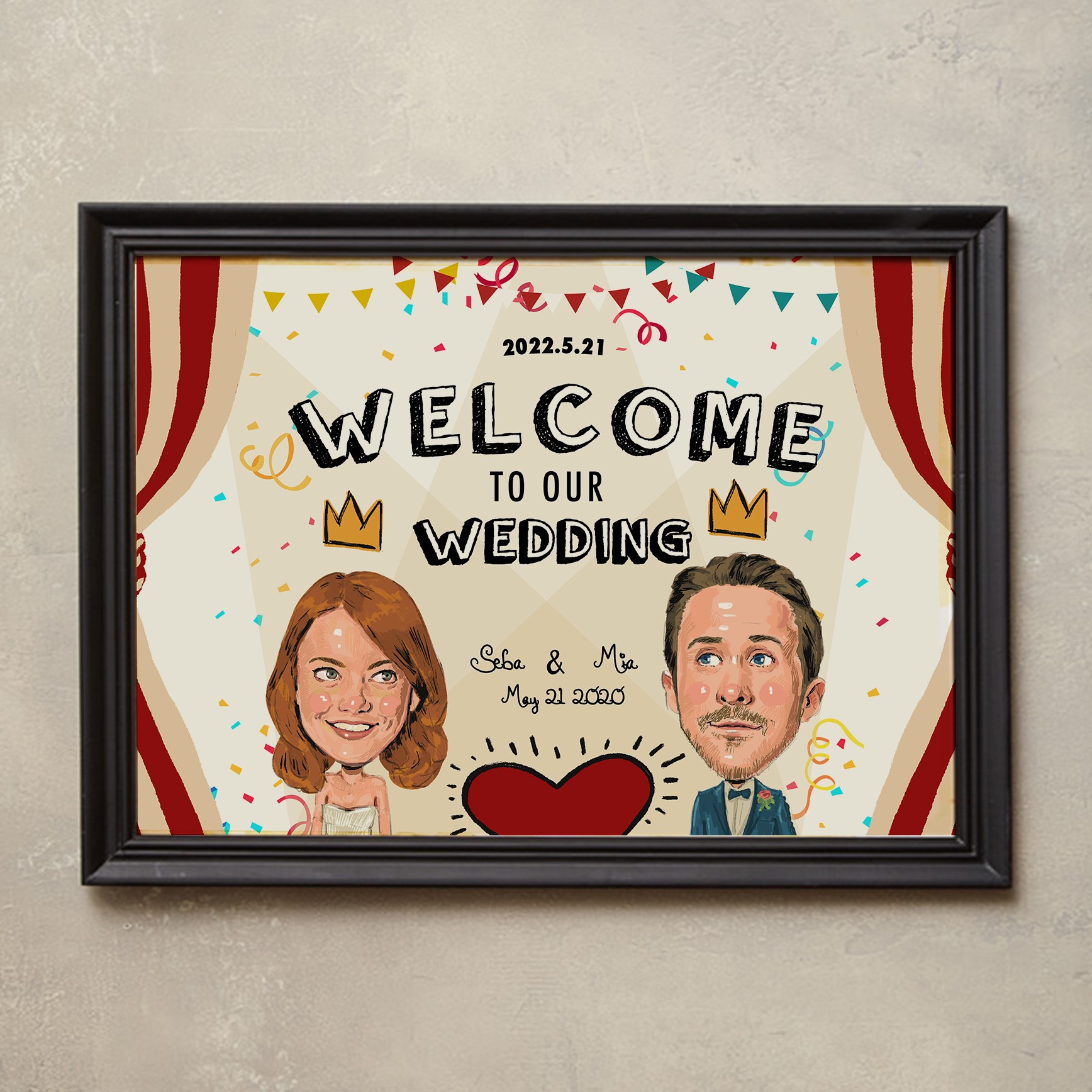 【NEW 】コミカル可愛いウェルカムボード〜Wedding Circus〜