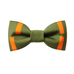 COLOR PATCH OLIVE 蝶ネクタイ 3枚目の画像