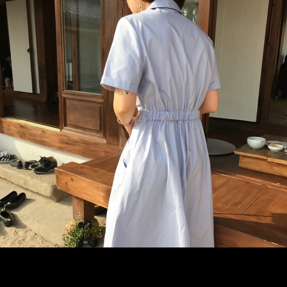 新作★気質通勤　ワンピース　上質な綿生地　夏のスカート 5枚目の画像