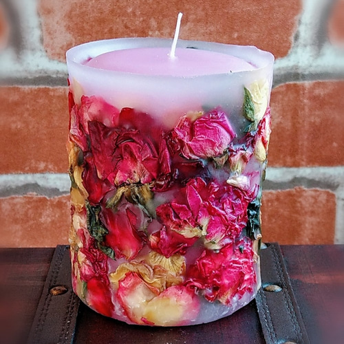 受注販売 / Ma douce / マ・ドゥス～バラの3Dボタニカルキャンドル